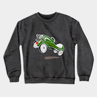 Green Paddle Car Crewneck Sweatshirt